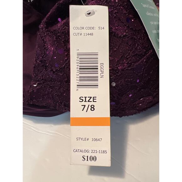 Jump Apparel stretch dress size 7/8. Purple sale!! - Picture 4 of 12